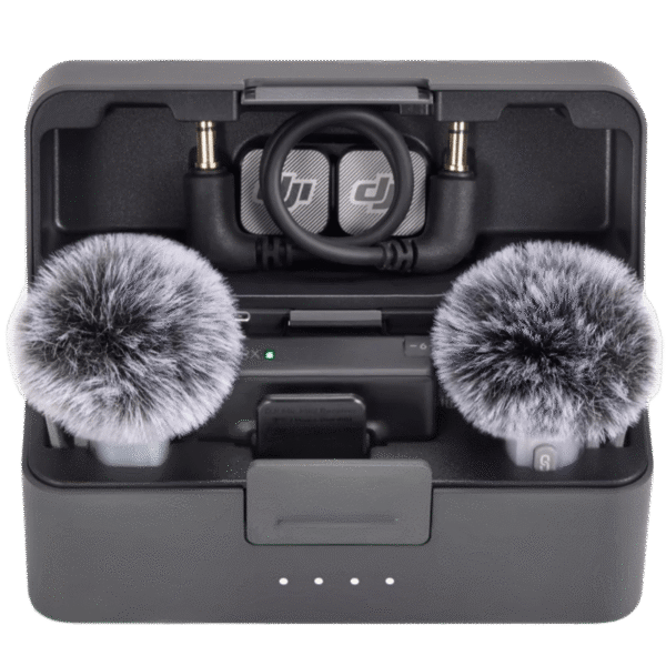 "DJI Mic Mini 2 price in Rwanda - wireless microphone kit Kigali" / "DJI Mic Mini 2 transmitter and receiver Kigali" / "DJI Mic Mini 2 charging case Rwanda"